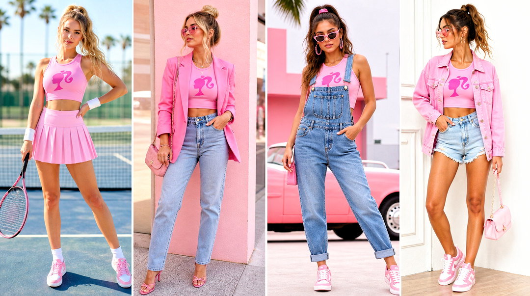 20 Barbie Doll Crop Top Outfit Ideas for Playful Summer Style
