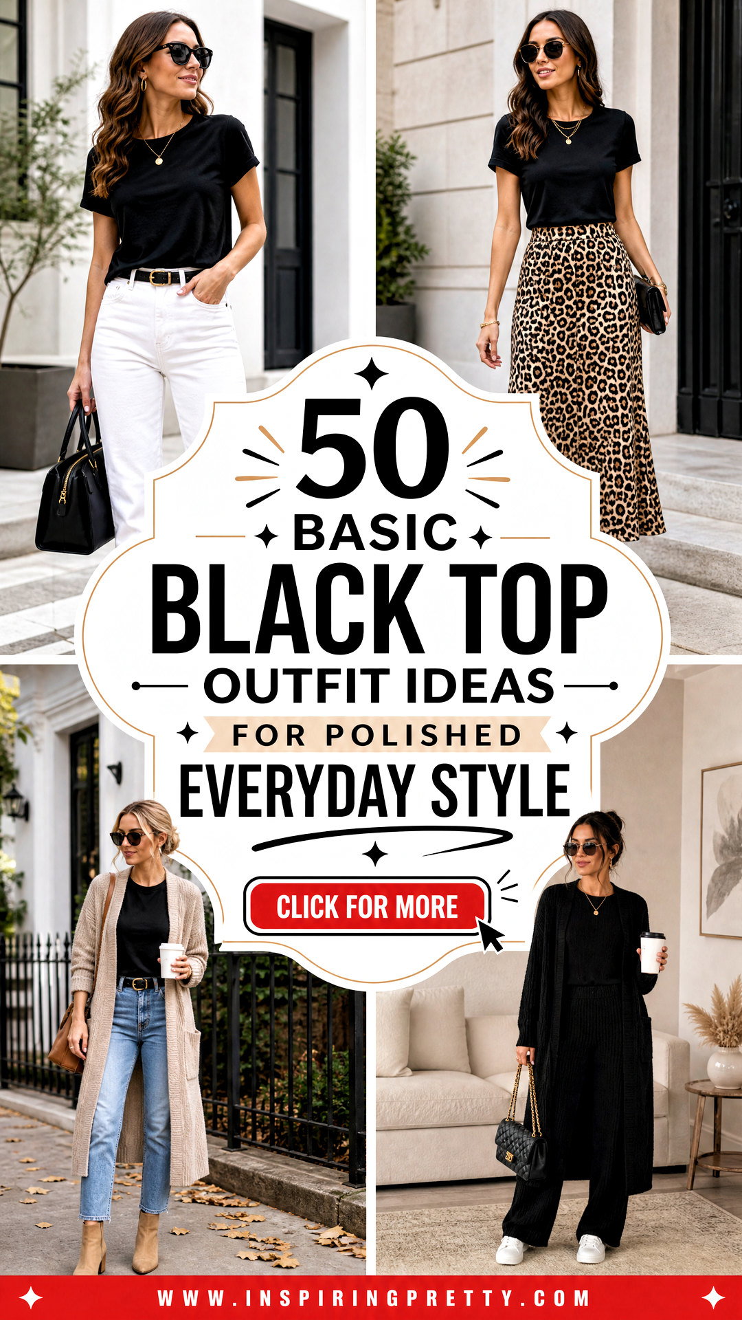 50 Basic Black Top Outfit Ideas for Polished Everyday Style - 50 Basic Black Top Outfit Ideas for Polished Everyday Style