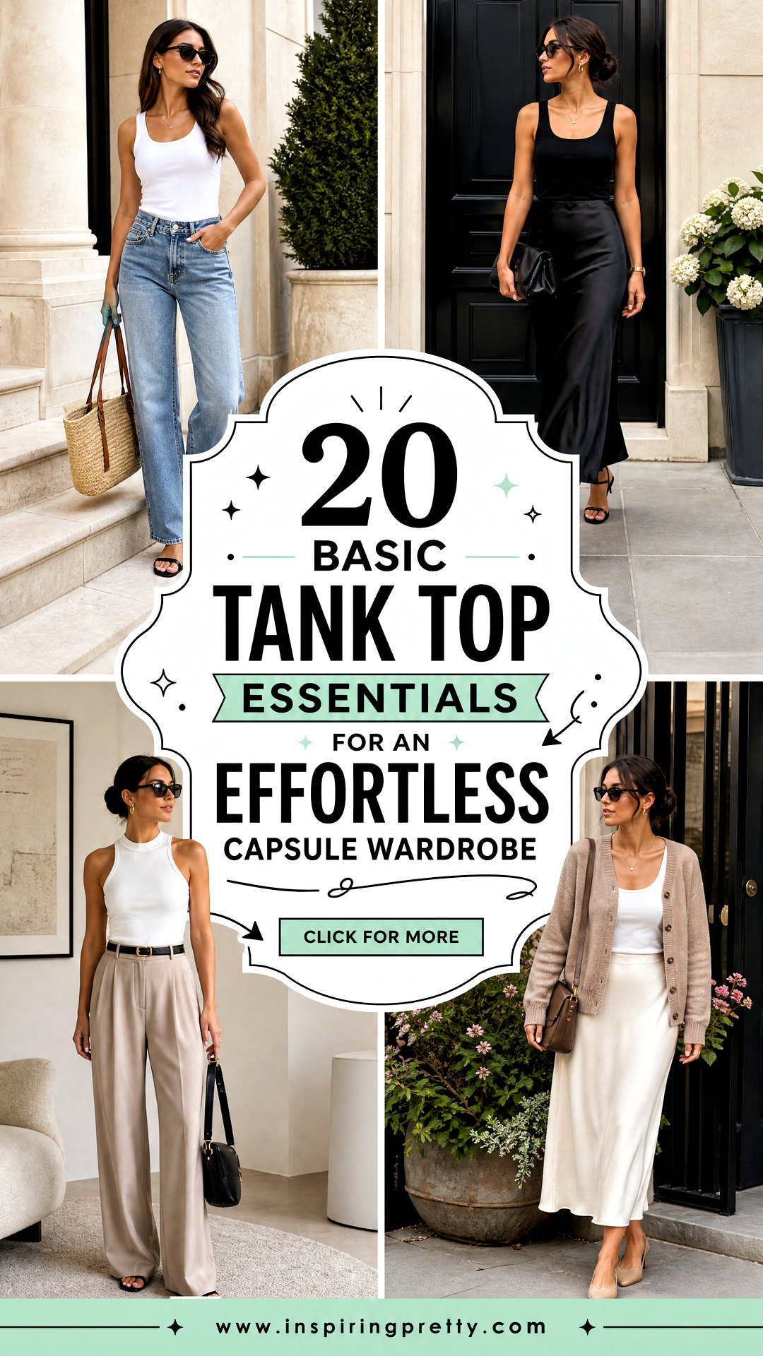 20 Basic Tank Top Essentials for an Effortless Capsule Wardrobe - 20 Basic Tank Top Essentials for an Effortless Capsule Wardrobe