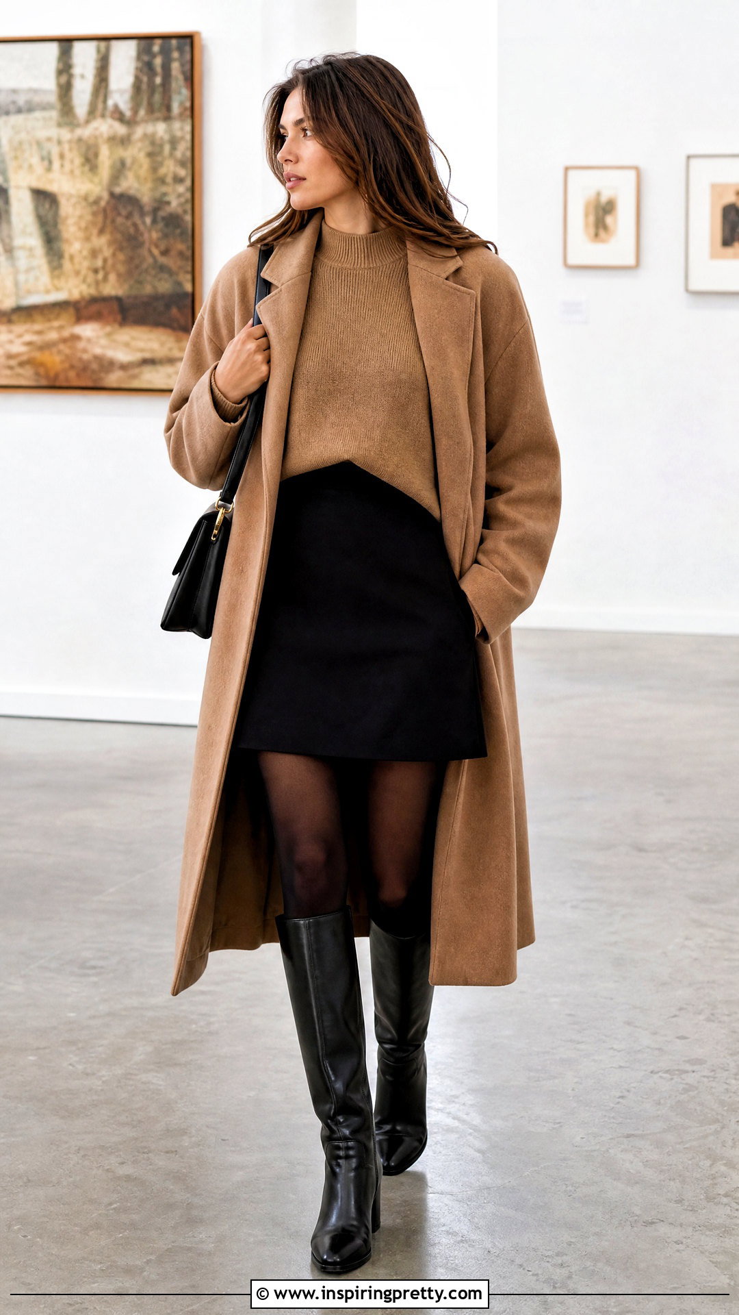 Bat Sleeve Sweater With Mini Skirt Outfit - 50 bat sleeve top outfit ideas