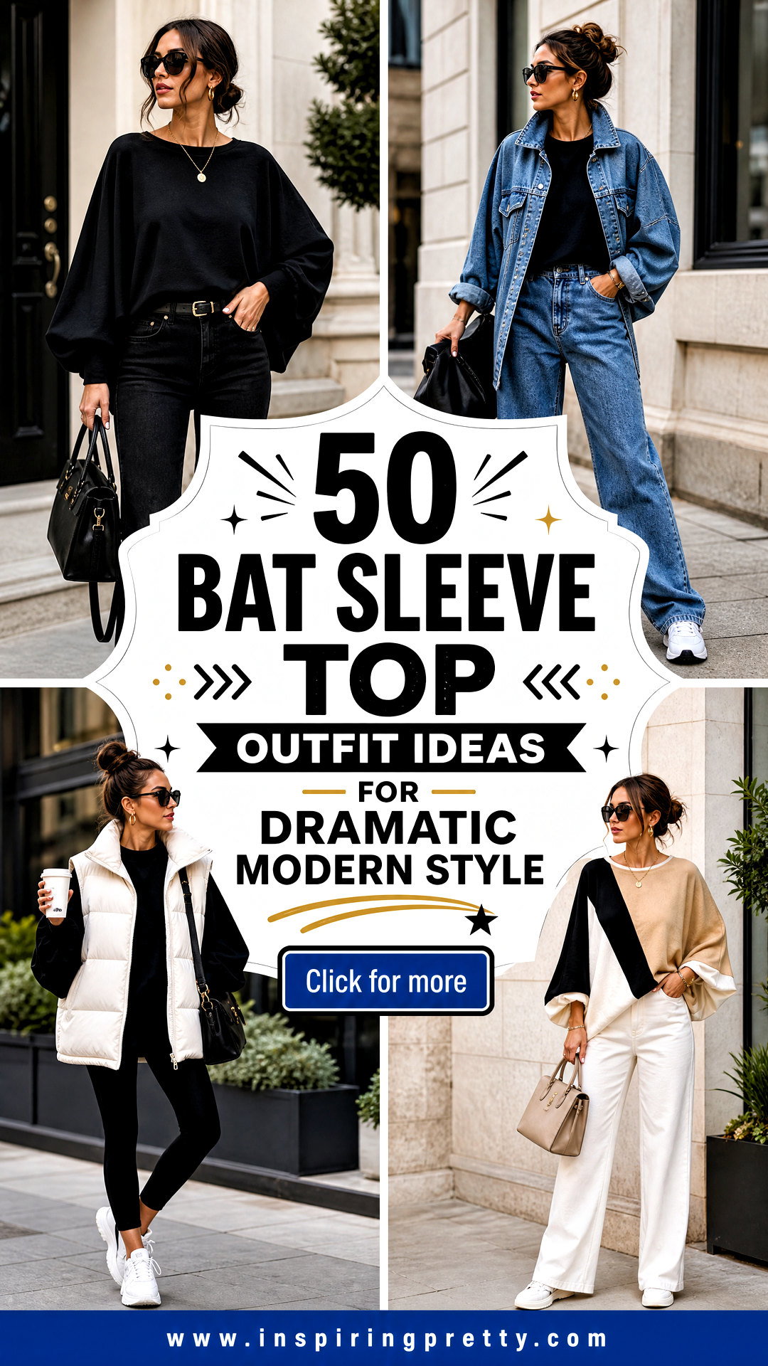50 Bat Sleeve Top Outfit Ideas for Dramatic Modern Style - 50 Bat Sleeve Top Outfit Ideas for Dramatic Modern Style