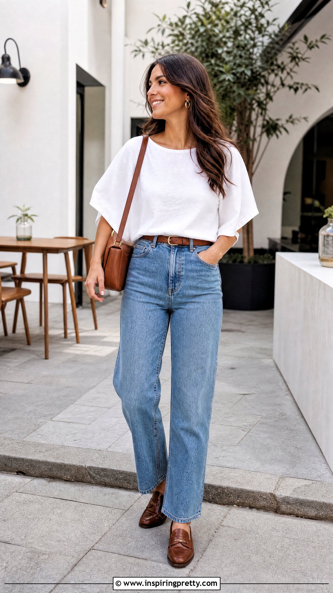Bat Sleeve Top With Straight Leg Jeans Outfit - 50 bat sleeve top outfit ideas
