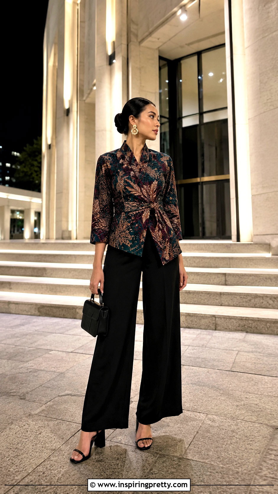 Batik Top Evening Outfit - 50 batik top outfit ideas