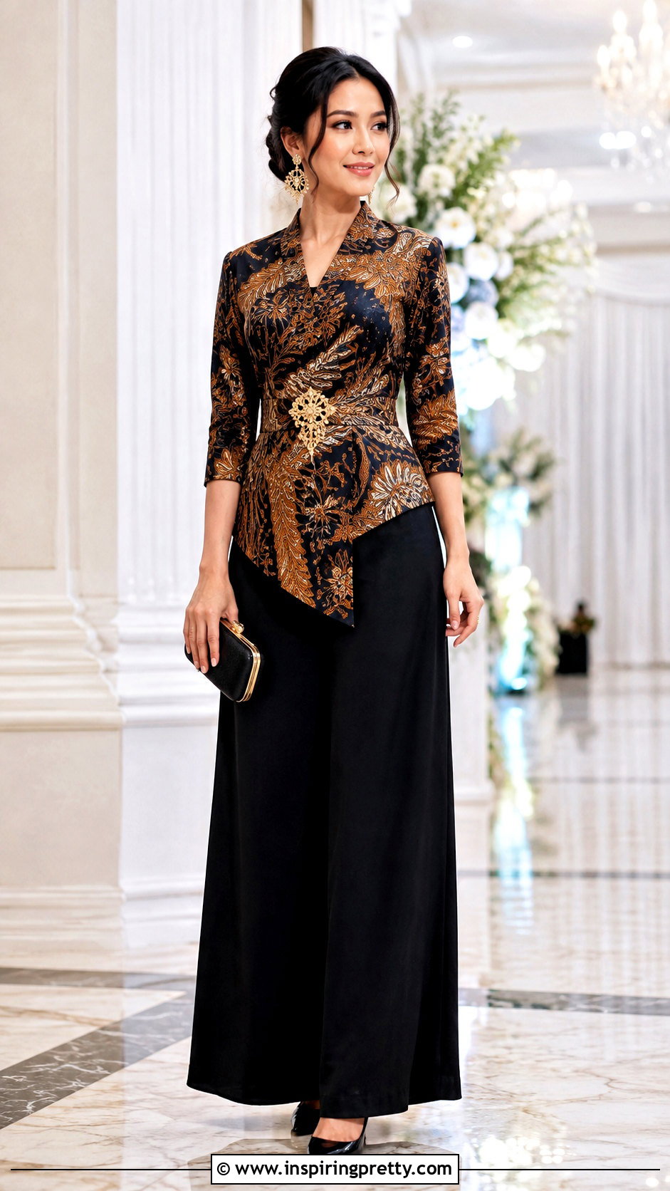 Batik Top Formal Event Outfit - 50 batik top outfit ideas