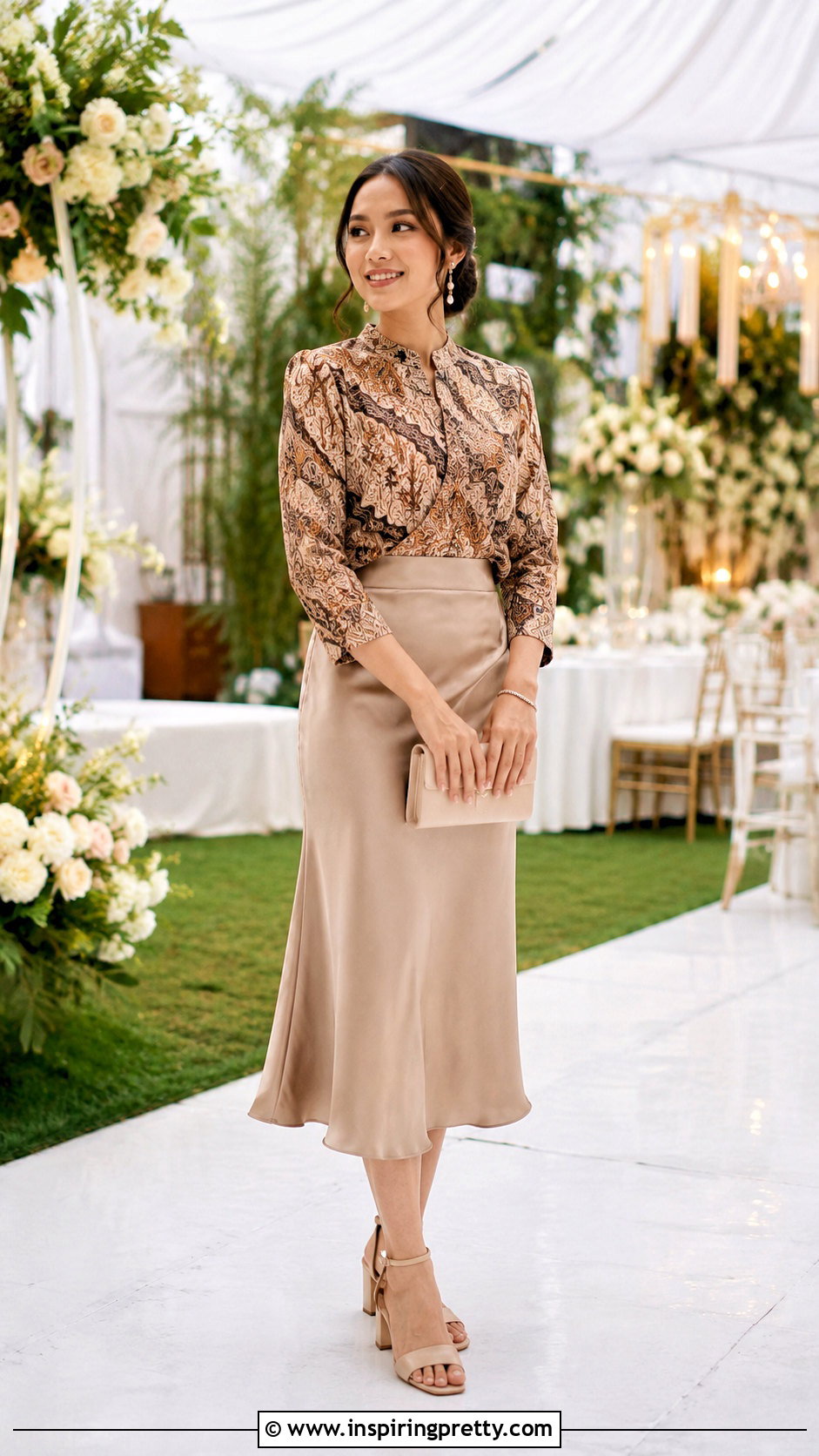 Batik Top Wedding Guest Outfit - 50 batik top outfit ideas