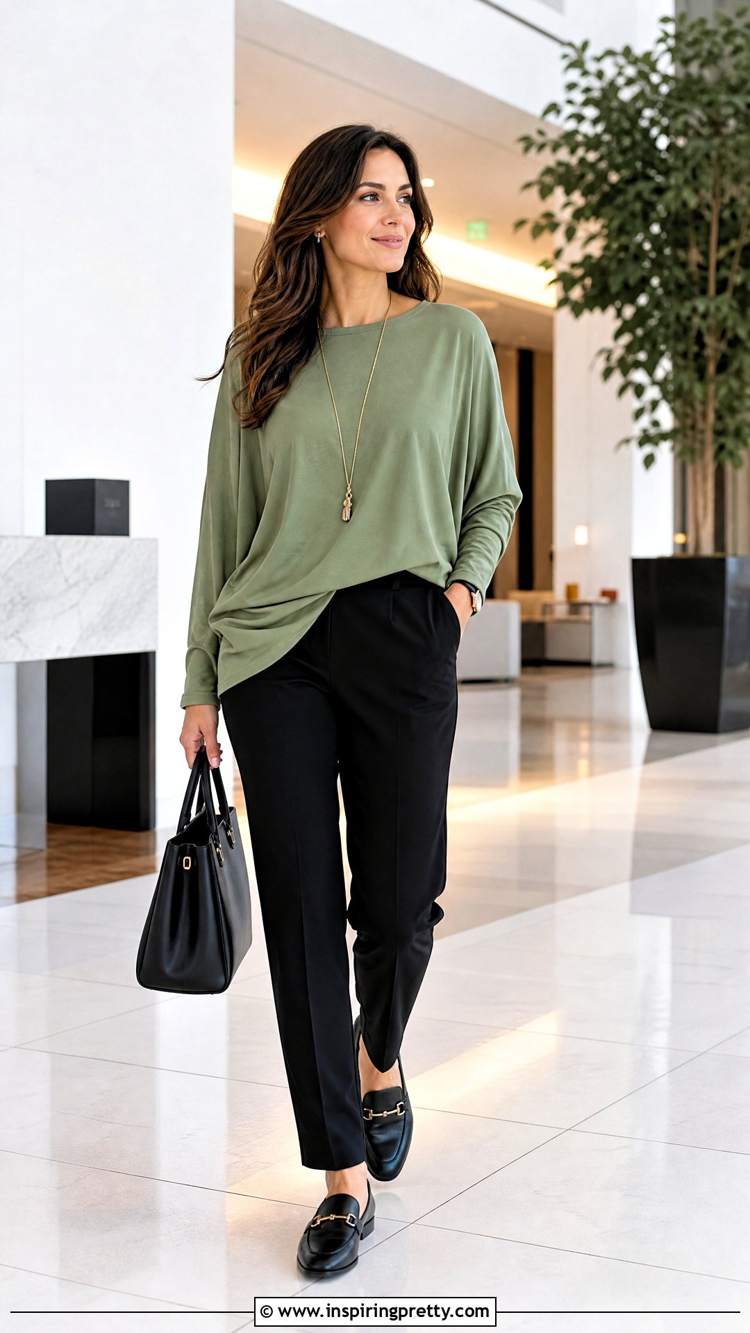 Batwing Full Sleeve Top With Tapered Pants - 50 full sleeve tops for women