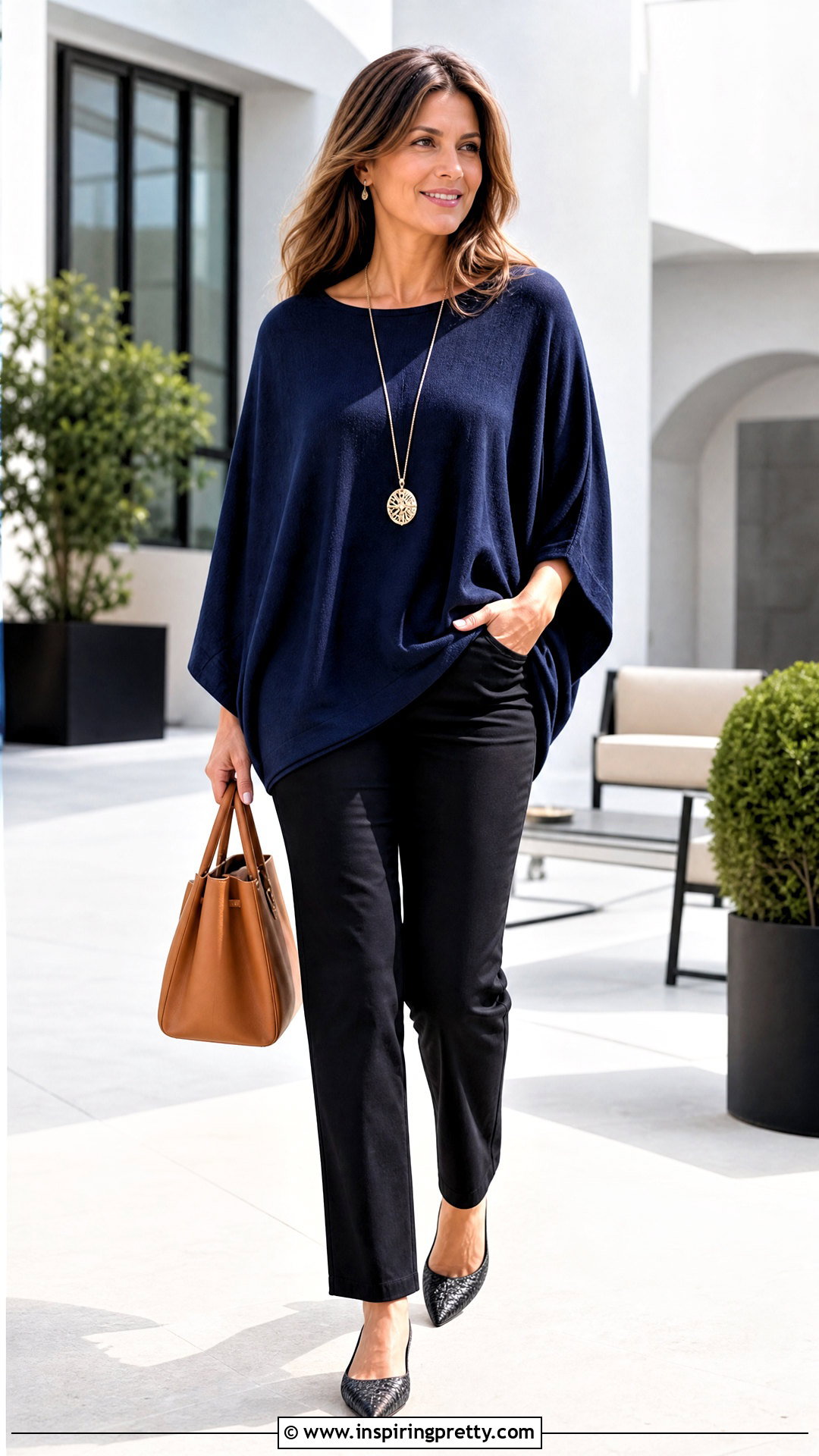 Batwing Top Casual Outfit - 50 casual tops for women