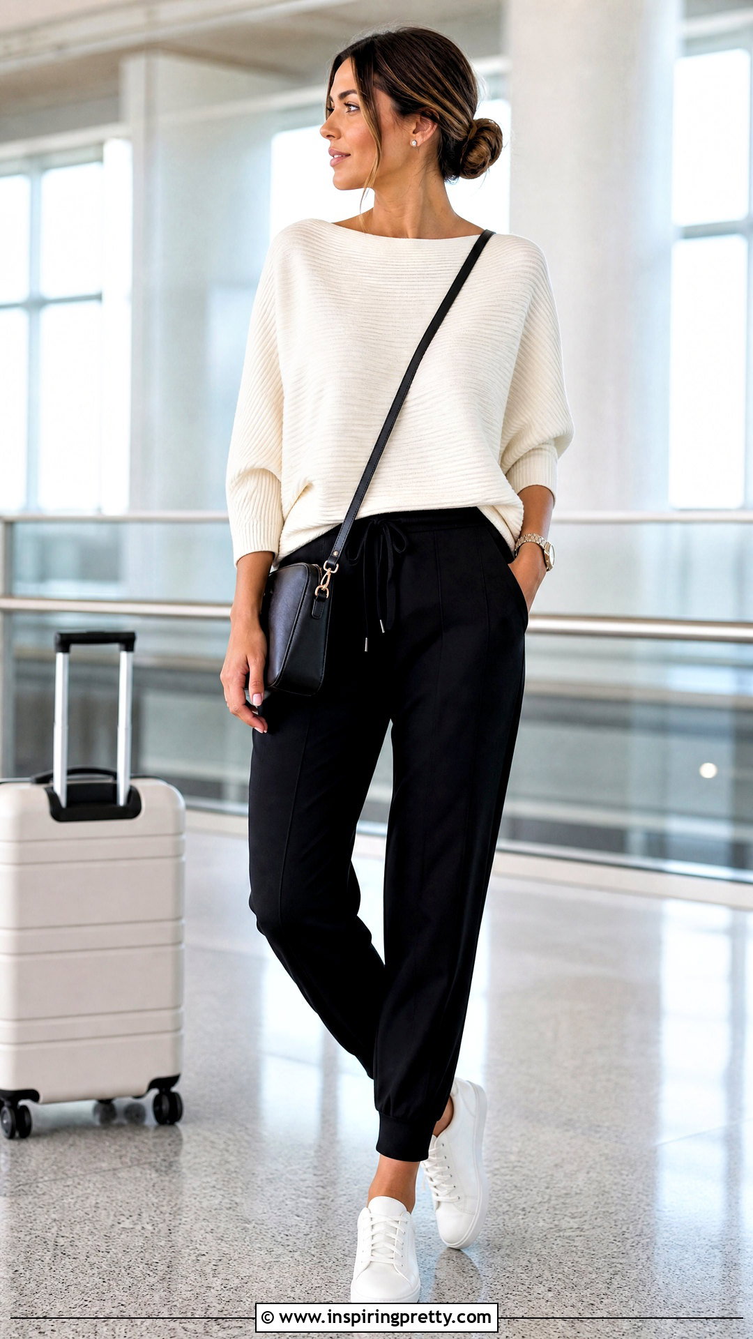Batwing Top With Jogger Pants - 50 batwing top outfit ideas