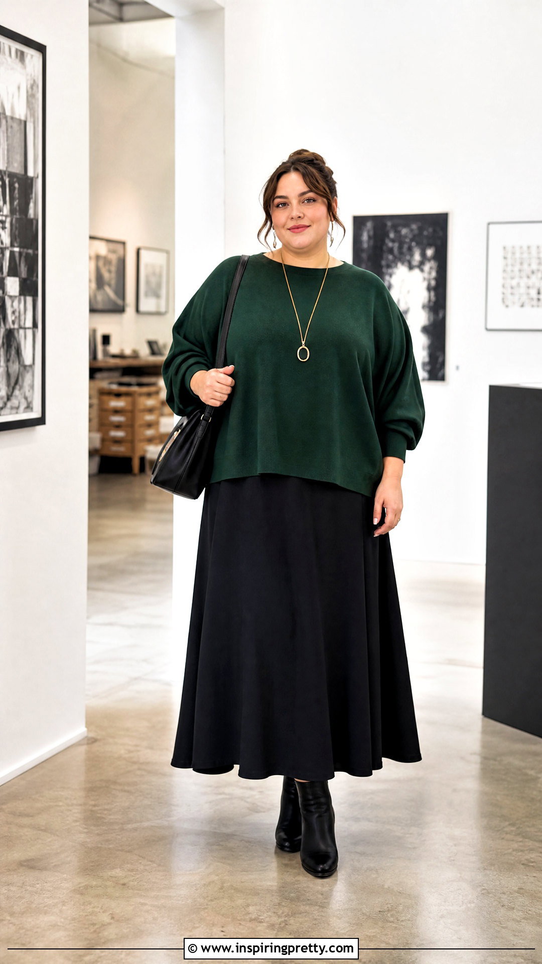 Batwing Top With Maxi Skirt Outfit - 20 Batwing Top Outfit Inspirations