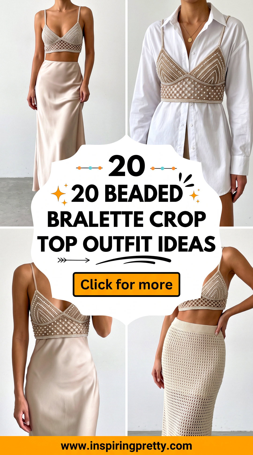 20 Beaded Bralette Crop Top Outfit Ideas for Festival Style - 20 Beaded Bralette Crop Top Outfit Ideas for Festival Style