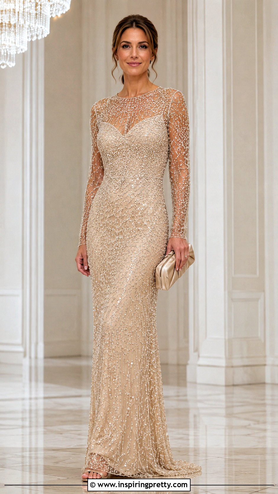 Beaded Overlay Couture Gown - 50 top couture ideas