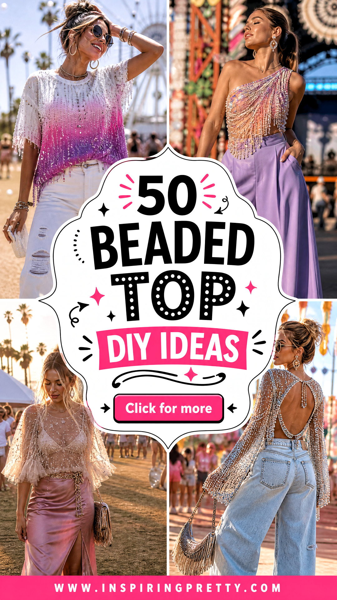 50 Beaded Top DIY Ideas for Glamorous Festival Style Looks - 50 Beaded Top DIY Ideas for Glamorous Festival Style Looks