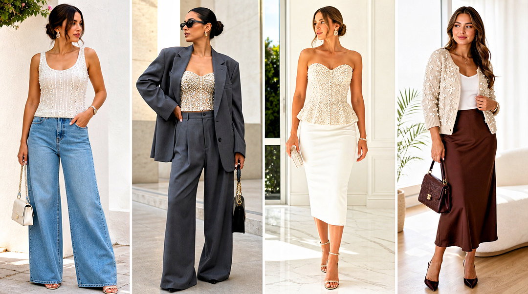 50 Beaded Tops Outfit Ideas for Polished Party-Ready Style