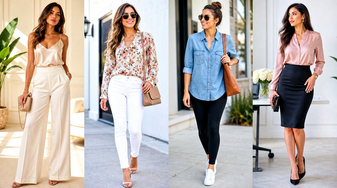 50 Beautiful Tops Outfit Ideas for Easy Chic Seasonal Looks