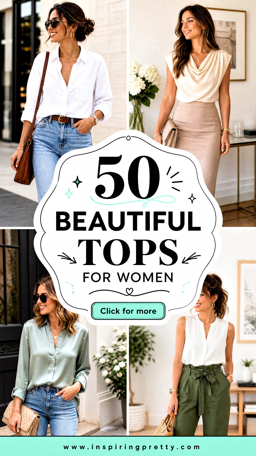 50 Beautiful Tops for Women Seeking Effortless Everyday Style - 50 Beautiful Tops for Women Seeking Effortless Everyday Style