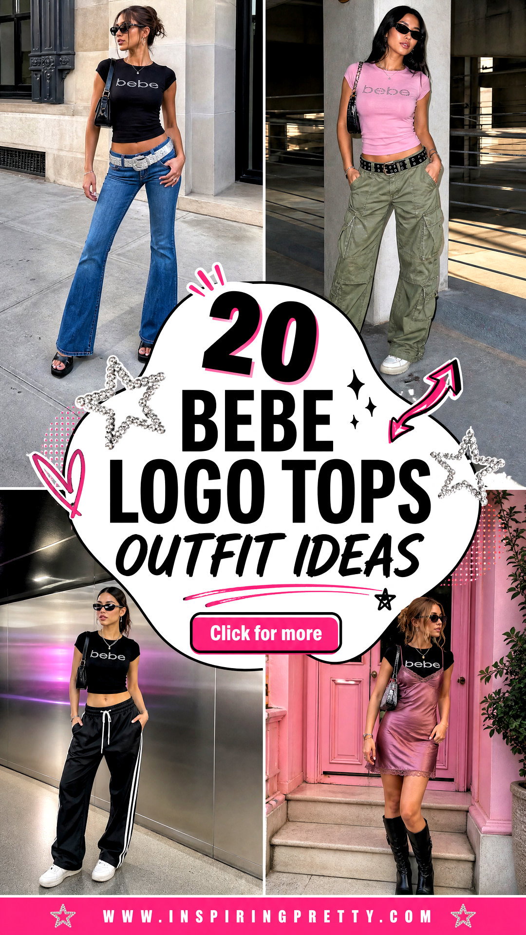 20 Bebe Logo Tops Outfit Ideas for Fresh Bold Y2K Style - 20 Bebe Logo Tops Outfit Ideas for Fresh, Bold Y2K Style