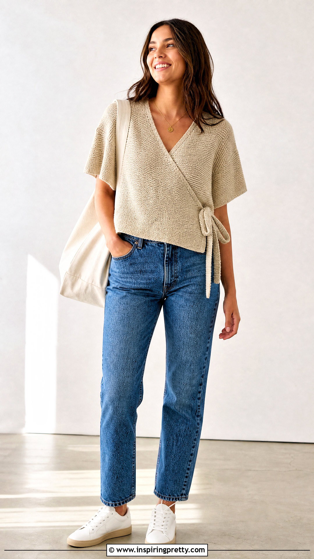 Beginner Rectangle Wrap Top - how to knit a wrap top (20 ways)