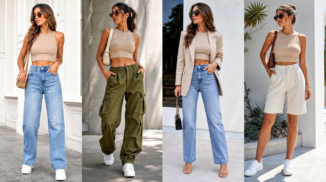 20 Beige Crop Top Fashion Ideas for Effortless Neutral Looks