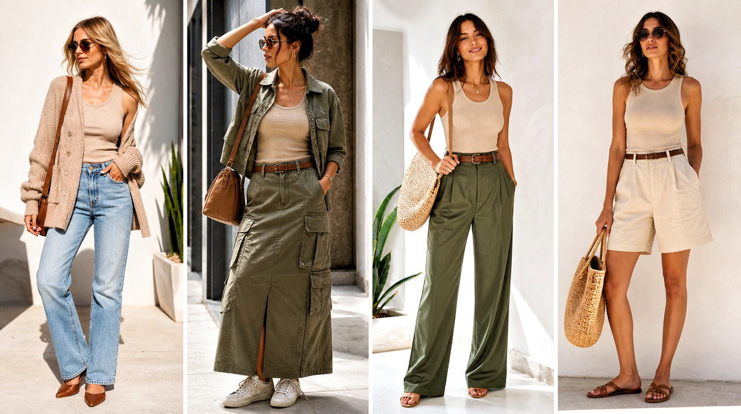 50 Beige Tank Top Outfit Ideas for Effortless Summer Style