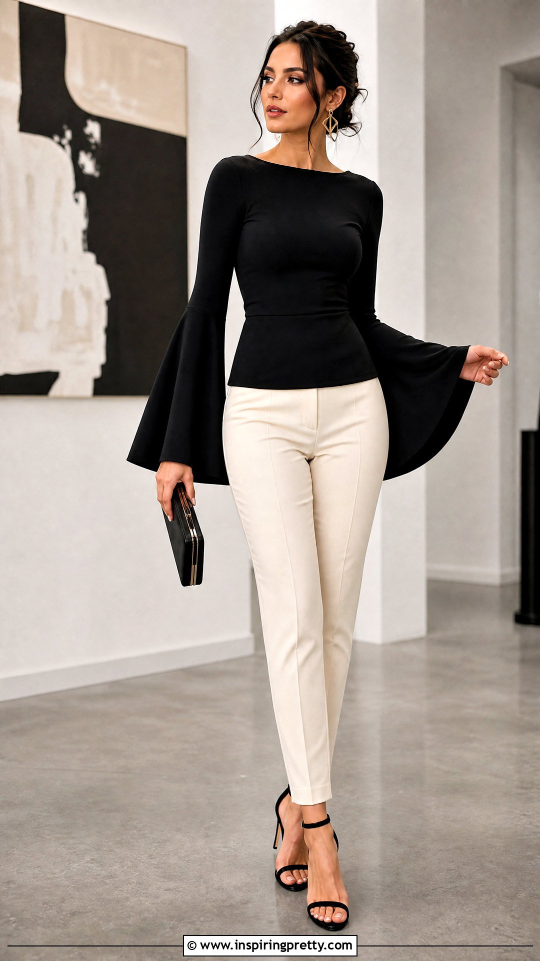 Bell Sleeve Top Outfit - 50 top sleeves designs
