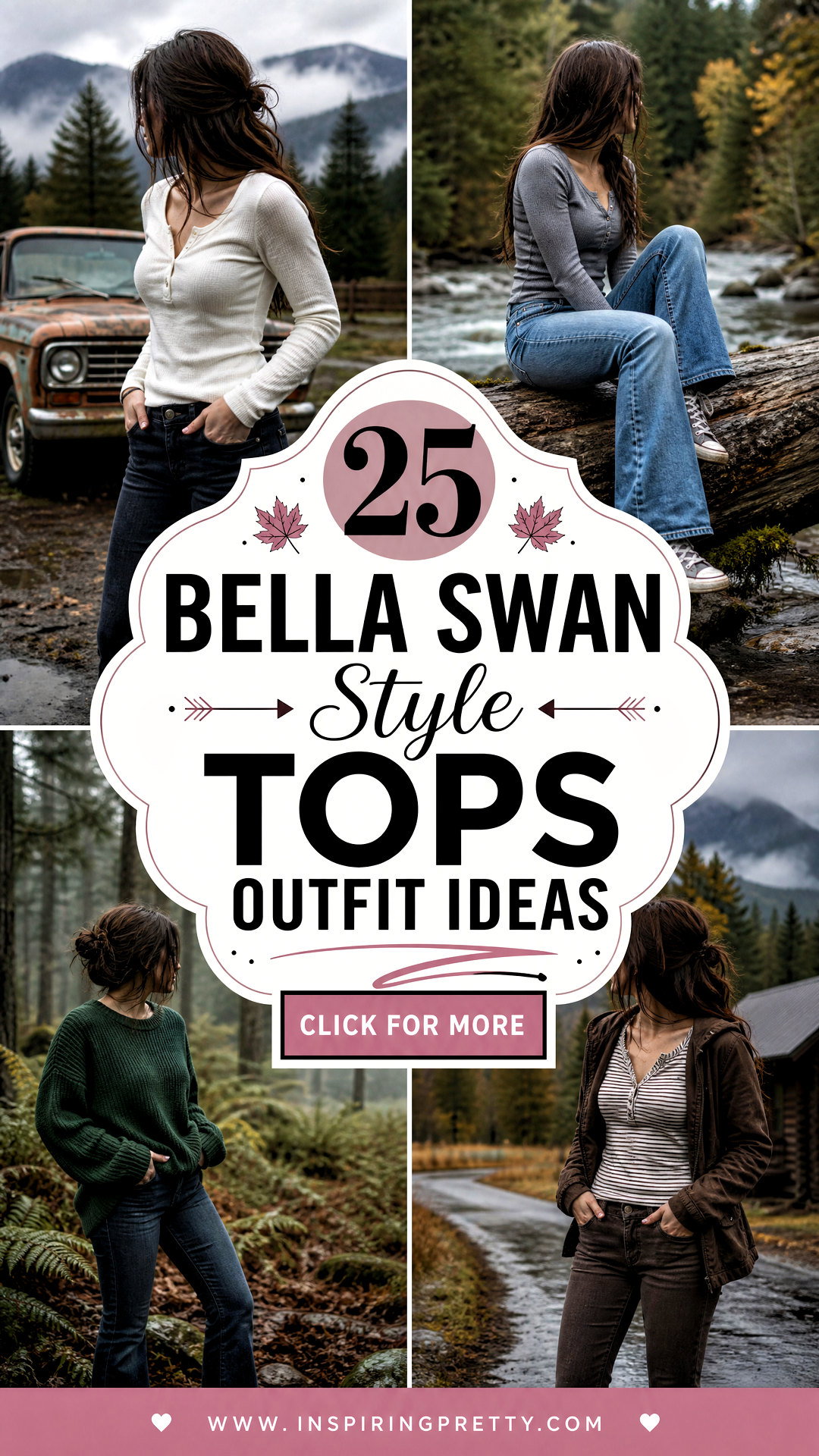 25 Bella Swan Style Tops Outfit Ideas for Moody Fall Looks - 25 Bella Swan Style Tops Outfit Ideas for Moody Fall Looks