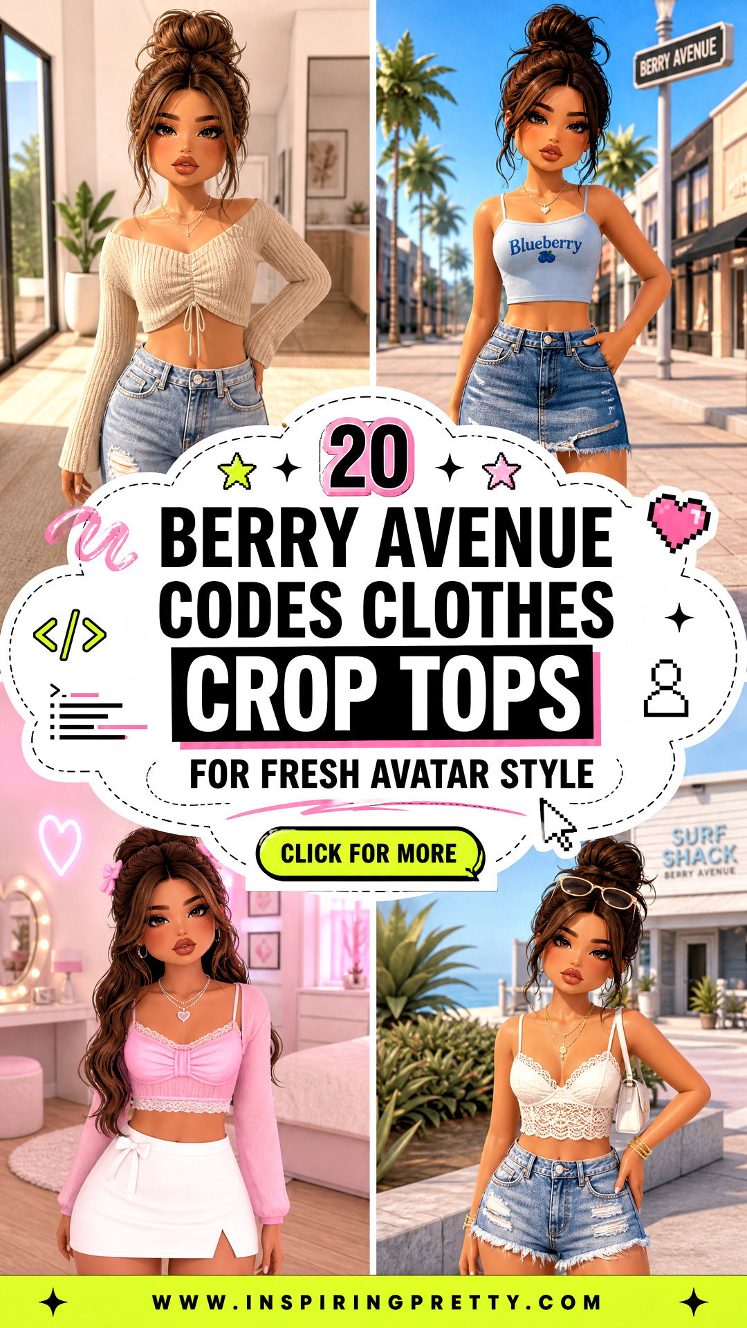 20 Berry Avenue Codes Clothes Crop Tops for Fresh Avatar Style - 20 Berry Avenue Codes Clothes Crop Tops for Fresh Avatar Style