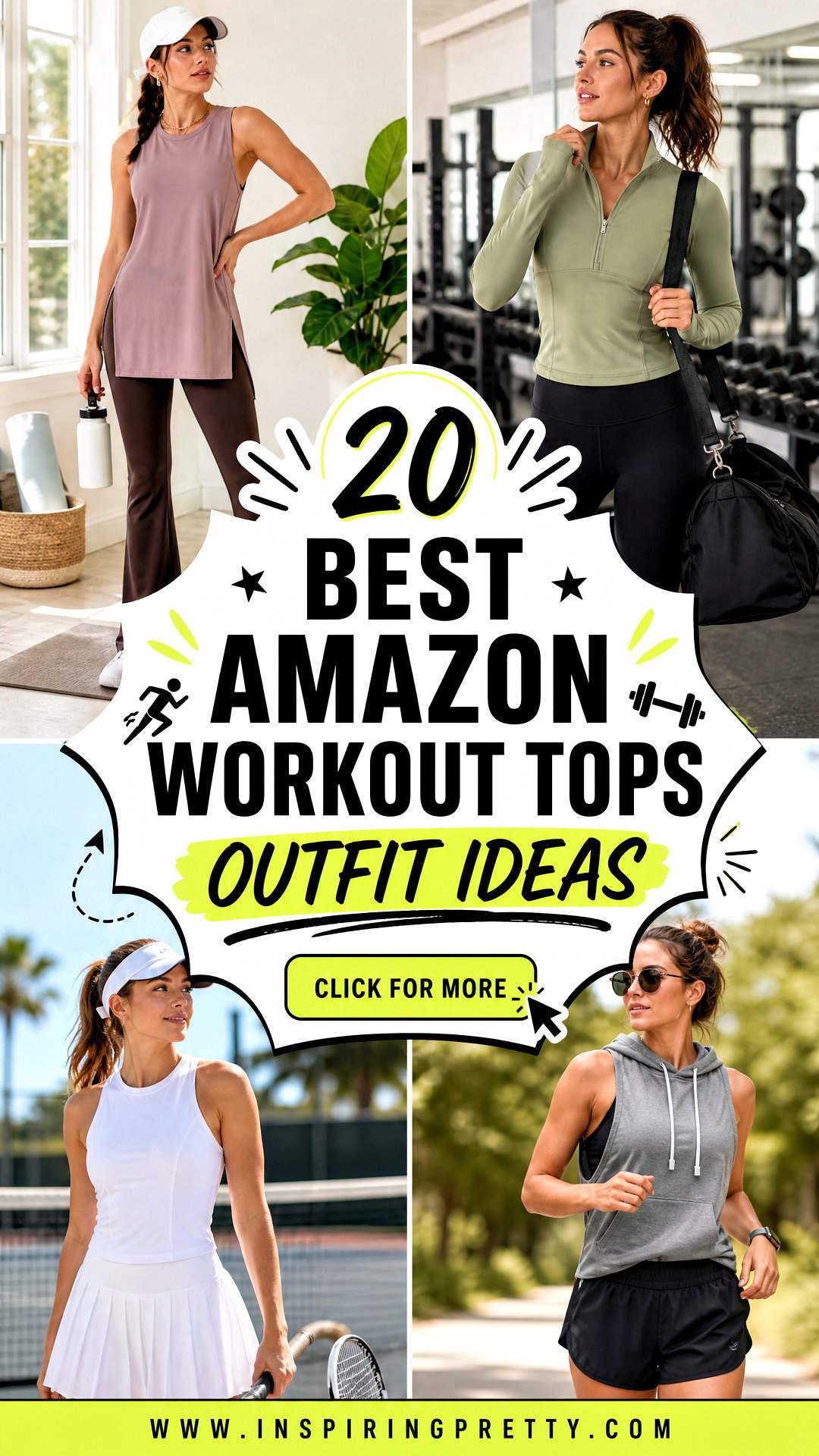 20 Best Amazon Workout Tops Outfit Ideas for Active Women - 20 Best Amazon Workout Tops Outfit Ideas for Active Women