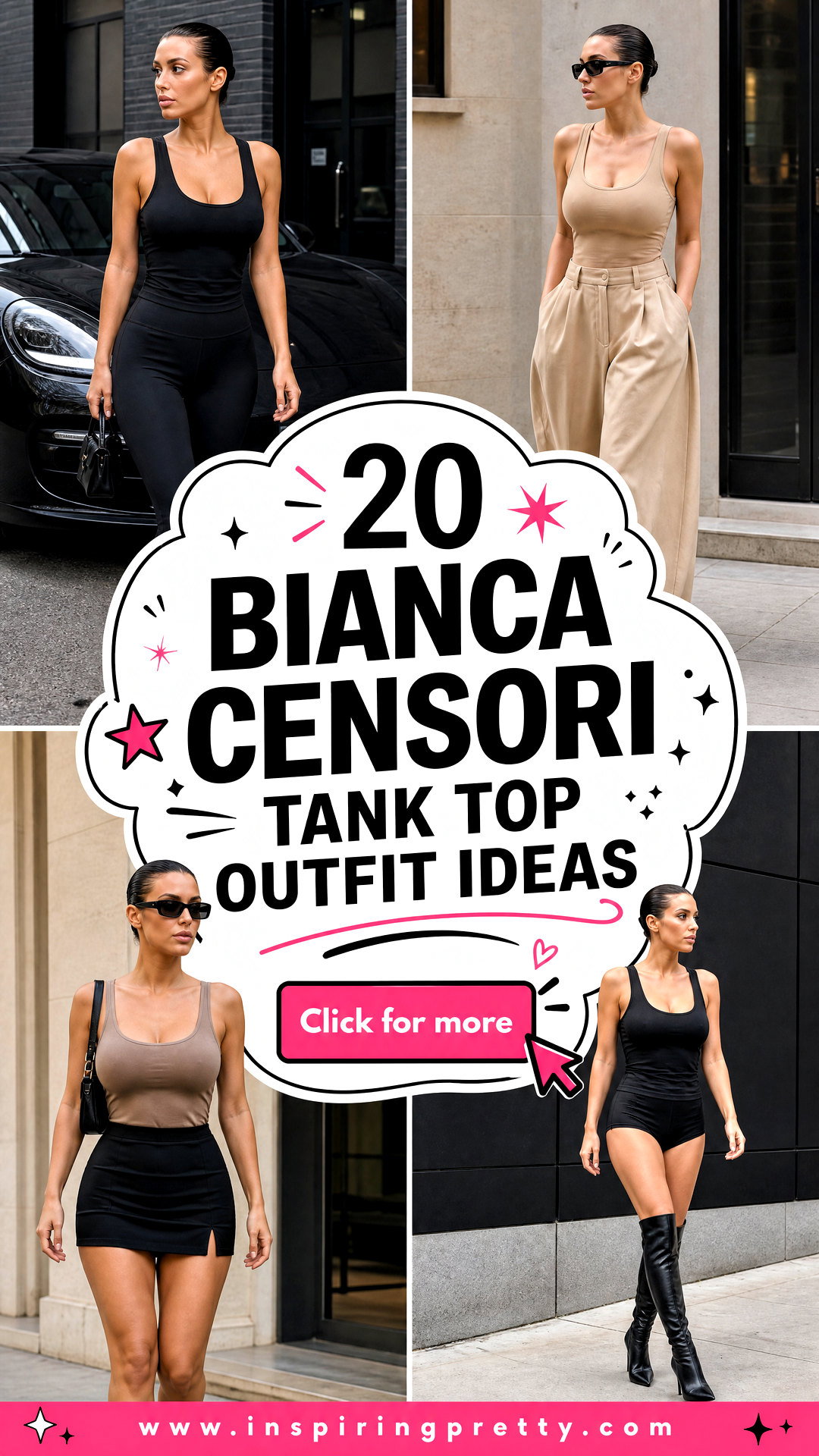 20 Bianca Censori Tank Top Outfit Ideas for Bold Summer Style - 20 Bianca Censori Tank Top Outfit Ideas for Bold Summer Style