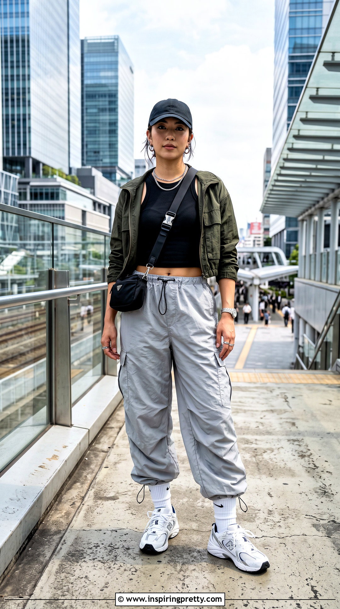 Billie Eilish Black Tank Top With Parachute Pants - 25 Billie Eilish Black Tank Top outfit ideas