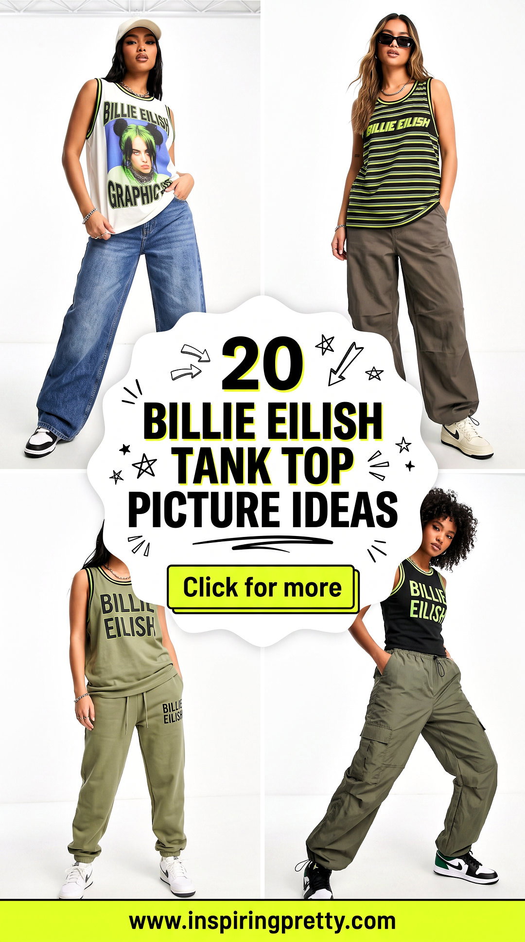 20 Billie Eilish Tank Top Picture Ideas That Fans Will Love - 20 Billie Eilish Tank Top Picture Ideas That Fans Will Love