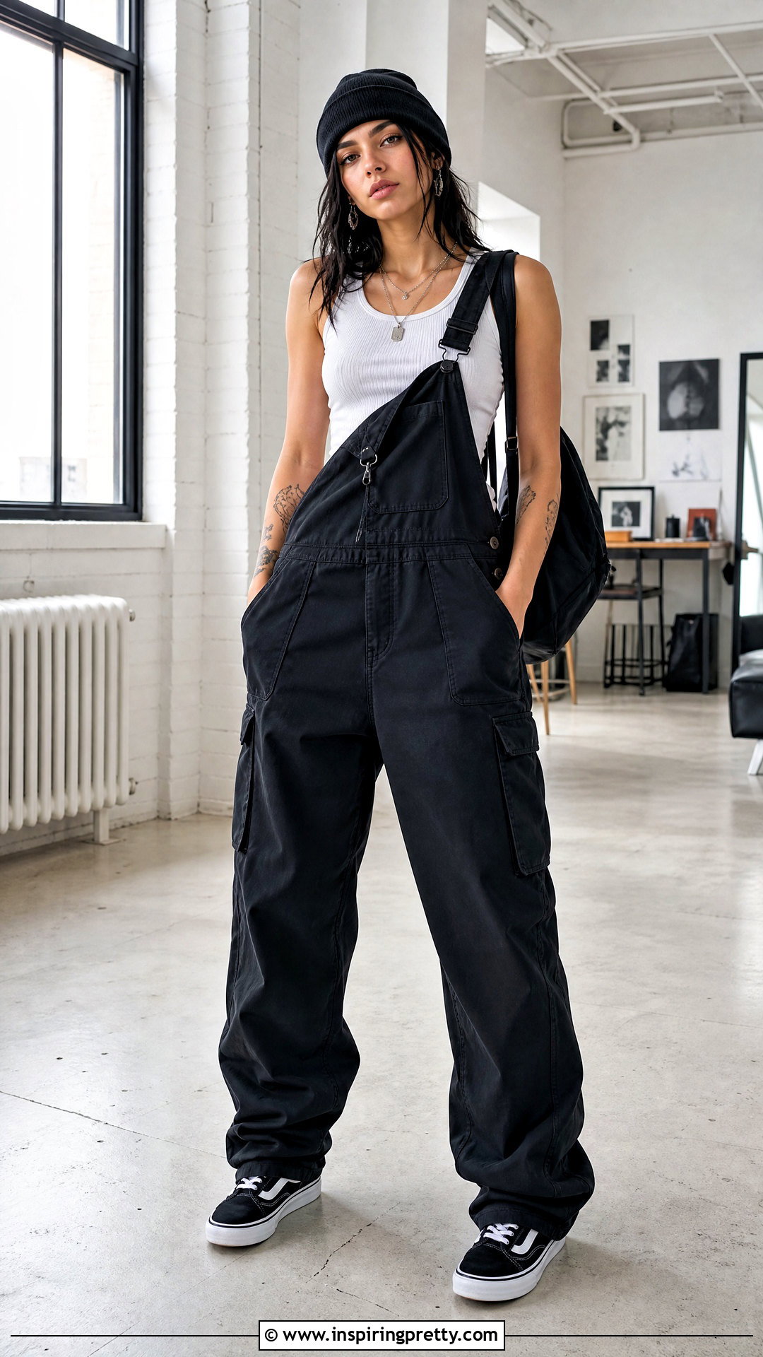 Billie Eilish White Tank Top And Black Overalls - 20 Billie Eilish Tank Top Picture ideas