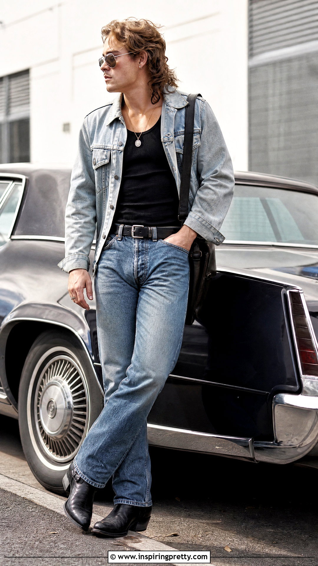 Billy Hargrove Black Tank Top With Blue Jeans - 25 Billy Hargrove Tank Top outfit ideas