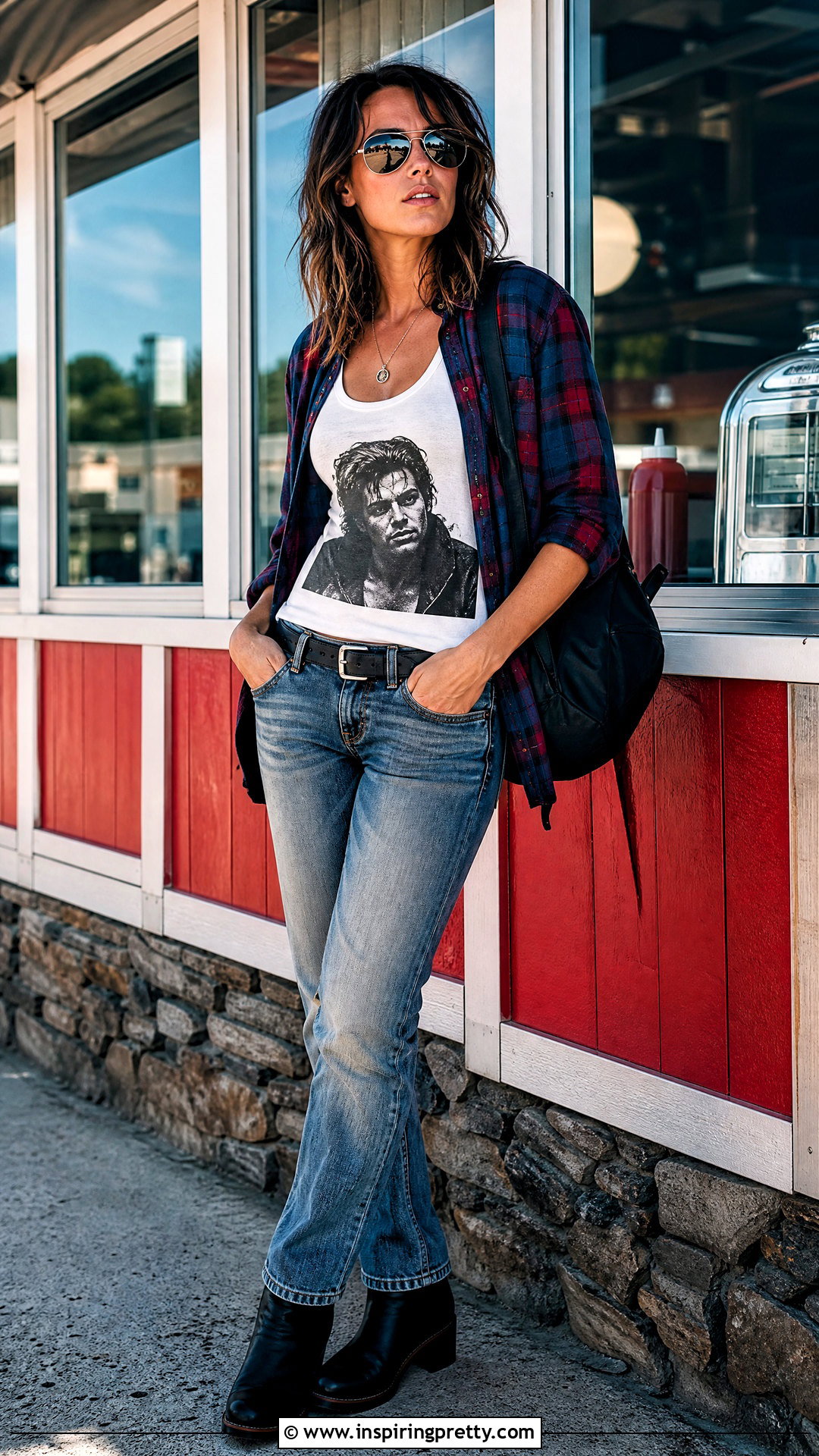 Billy Hargrove White Tank Top With Plaid Shirt - 25 Billy Hargrove Tank Top outfit ideas