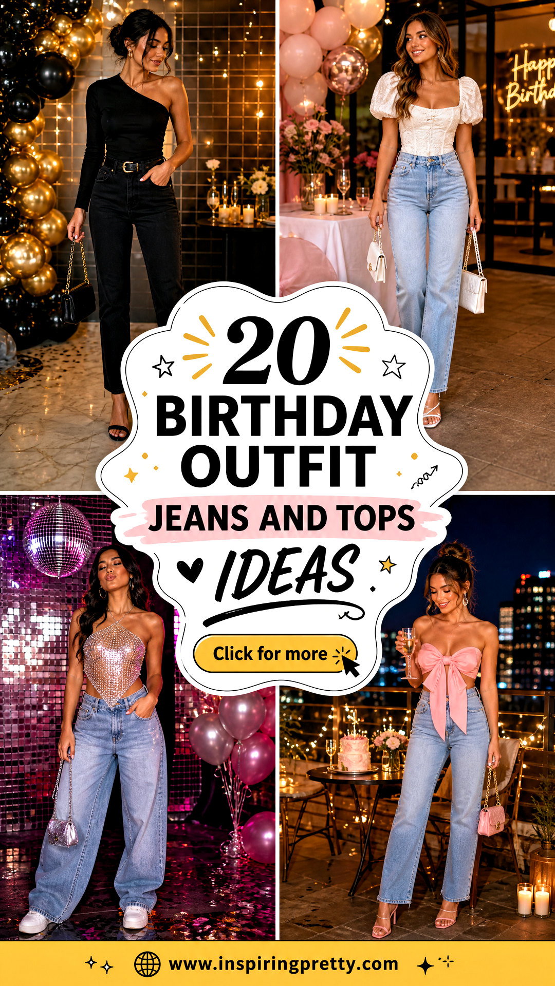 20 Birthday Outfit Jeans and Tops Ideas for a Chic Celebration - 20 Birthday Outfit Jeans and Tops Ideas for a Chic Celebration