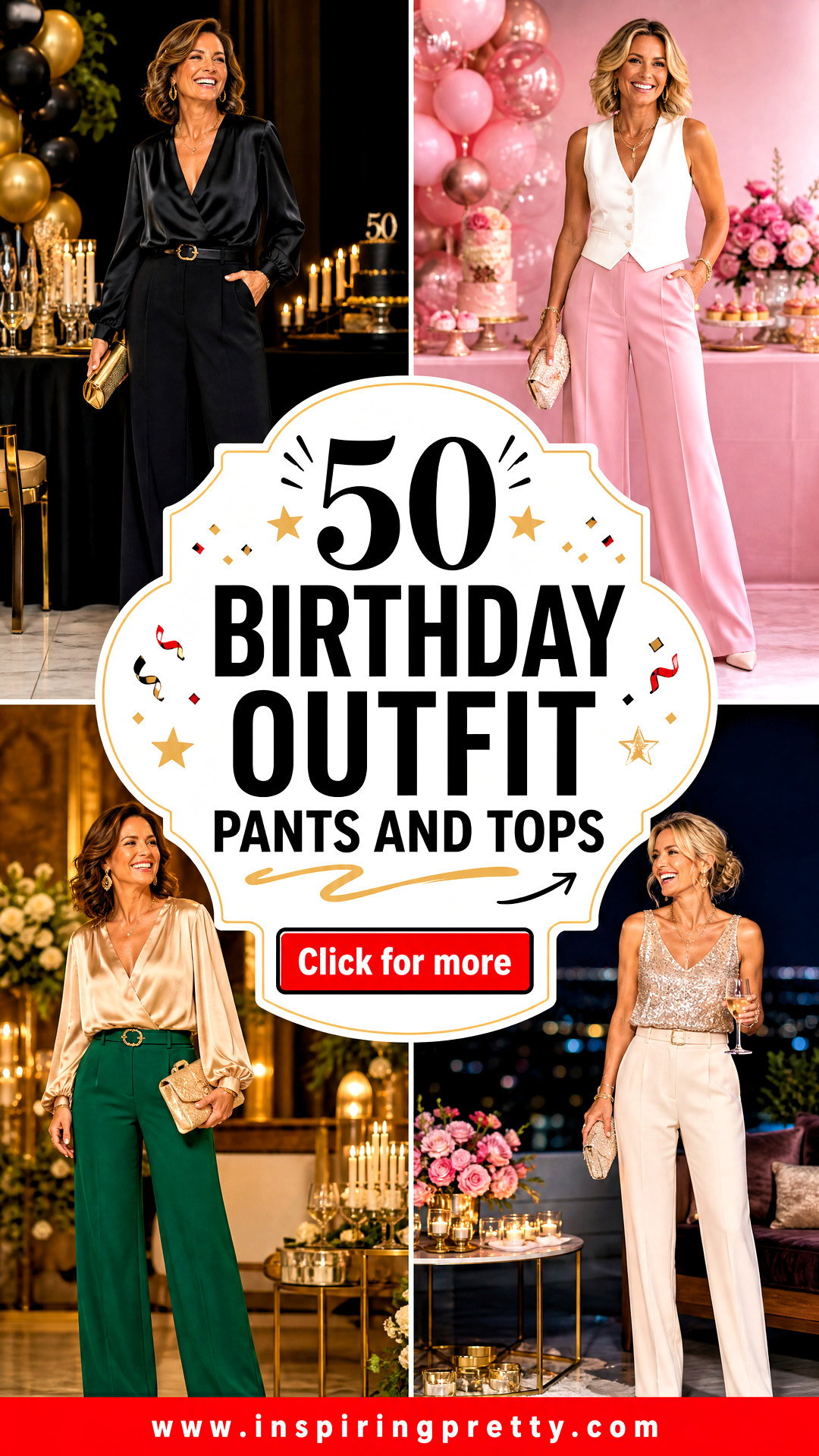 50 Birthday Outfit Pants and Tops for Effortless Party Style - 50 Birthday Outfit Pants and Tops for Effortless Party Style
