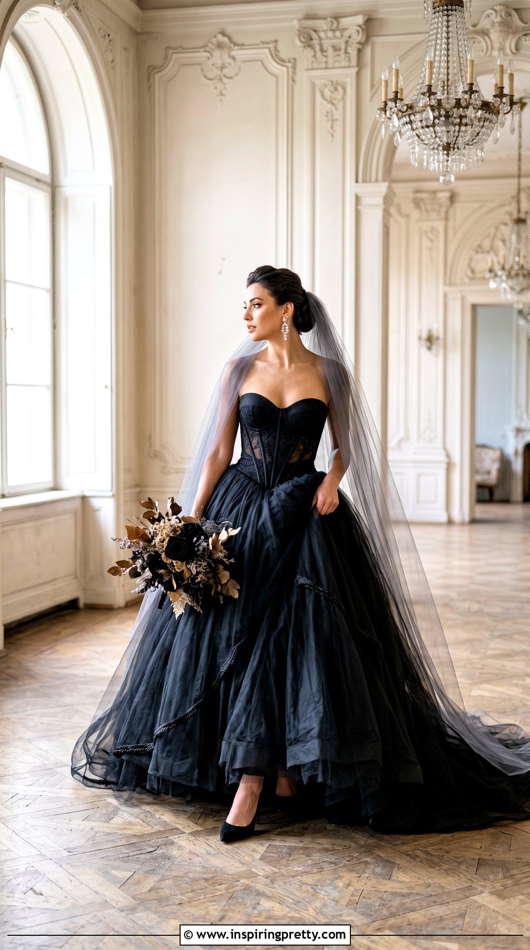 Black Corset Wedding Dress - 50 corset top wedding dress outfit ideas