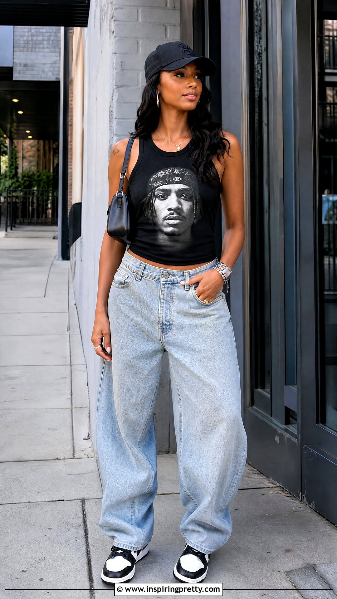 Black Duke Dennis Tank Top With Baggy Jeans - 25 Duke Dennis Tank Tops