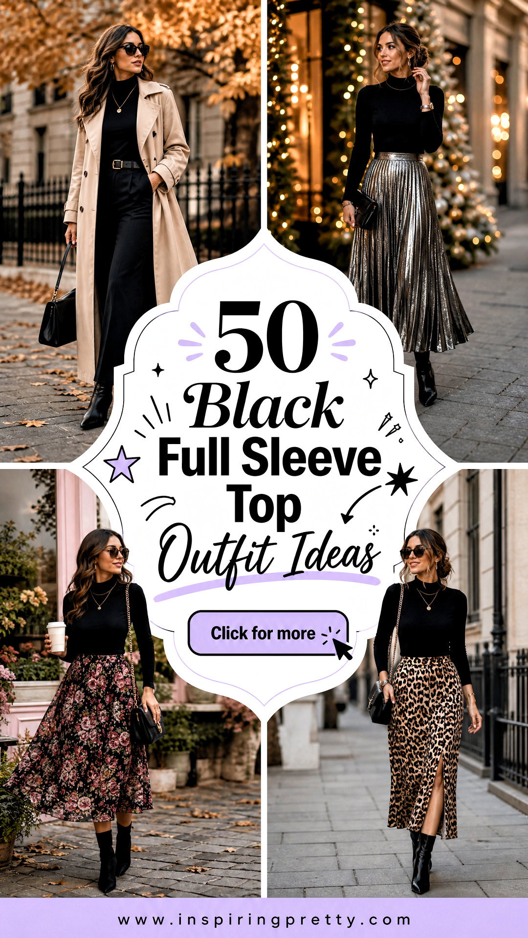 50 Black Full Sleeve Top Outfit Ideas for Chic Cold-Weather Looks - 50 Black Full Sleeve Top Outfit Ideas for Chic Cold-Weather Looks