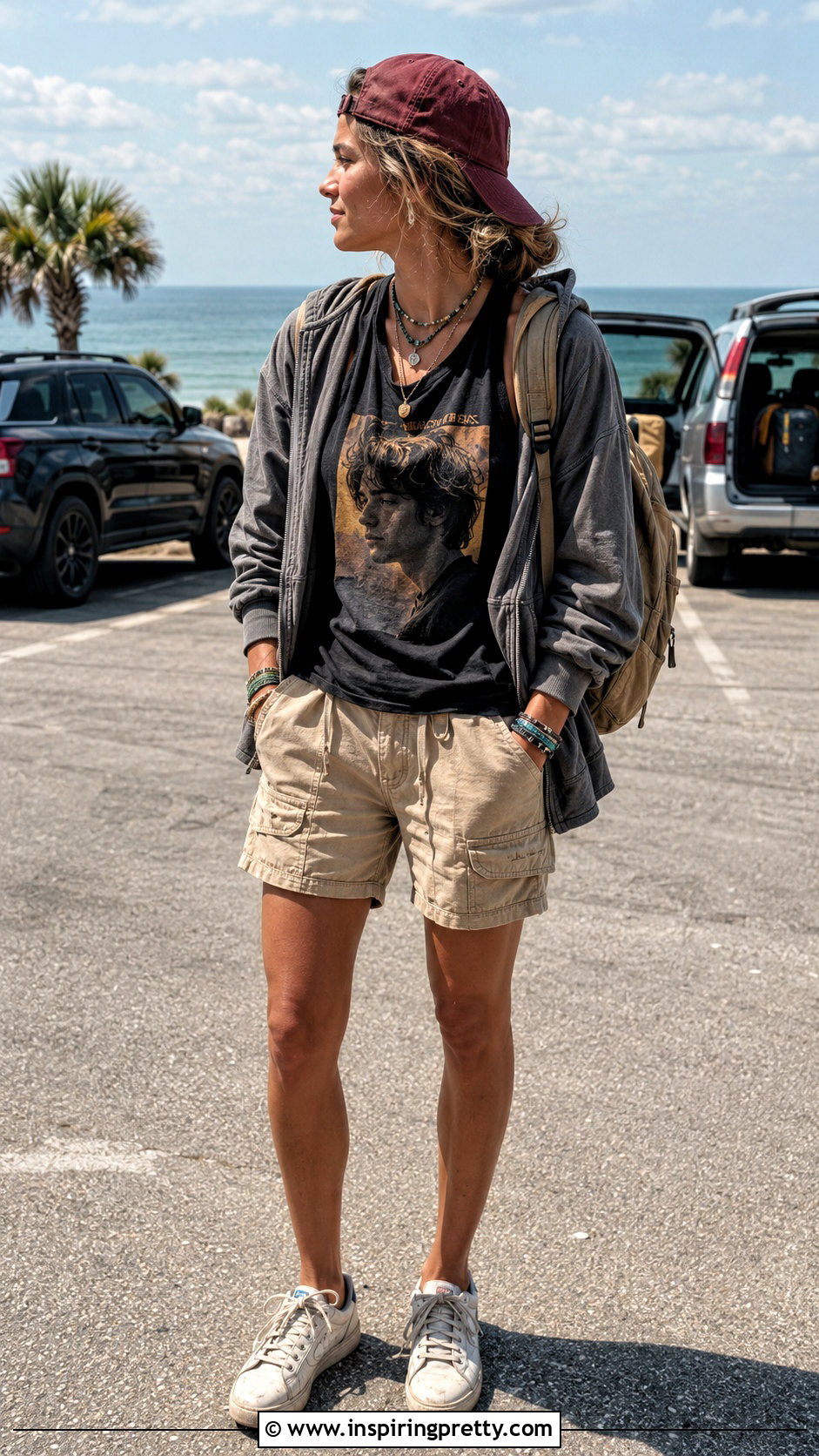 Black JJ Outer Banks Tank Top With Gray Hoodie - 20 jj outer banks tank tops