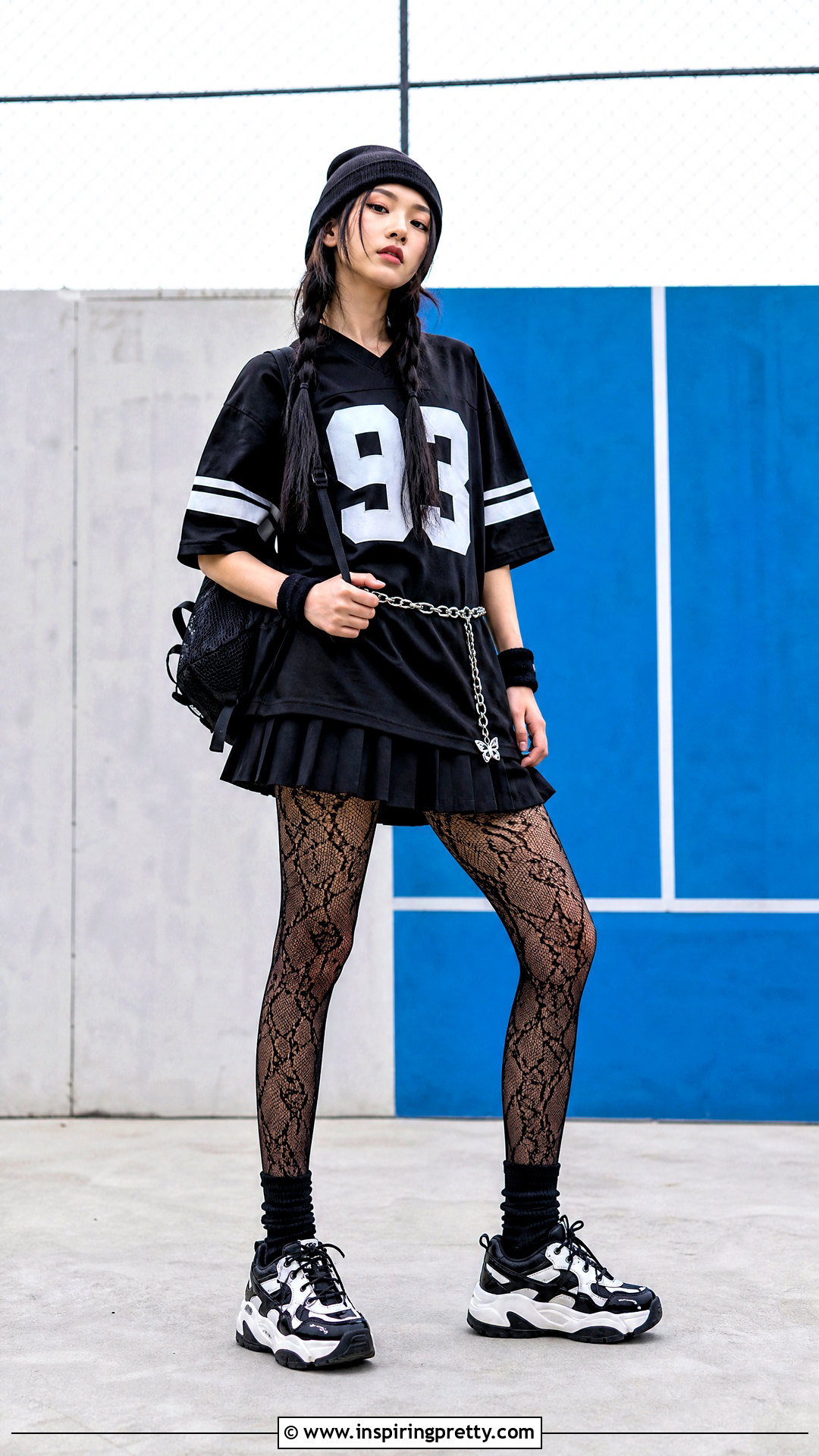 Black Jersey Top And Layered Skirt Emo Outfit - 50 emo top outfit ideas