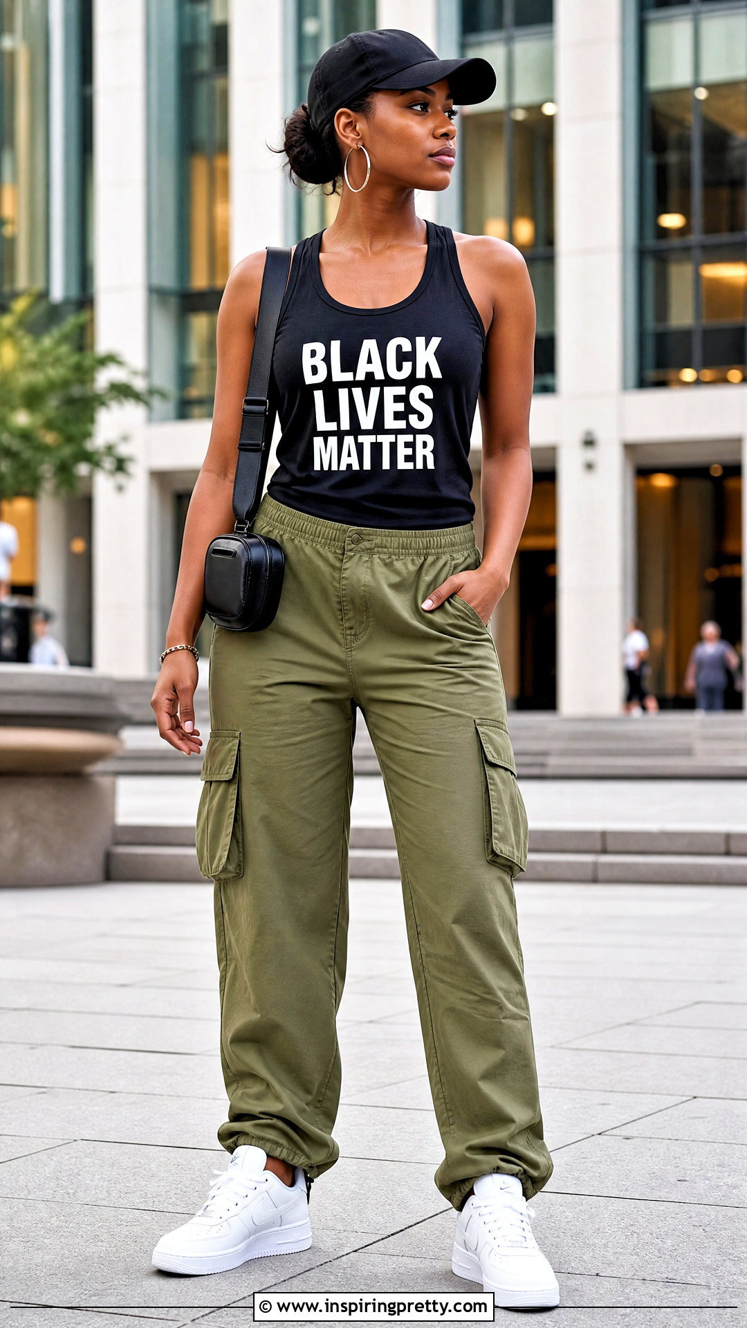 Black Lives Matter Racerback Tank With Cargo Pants - 20 black lives matter tank tops