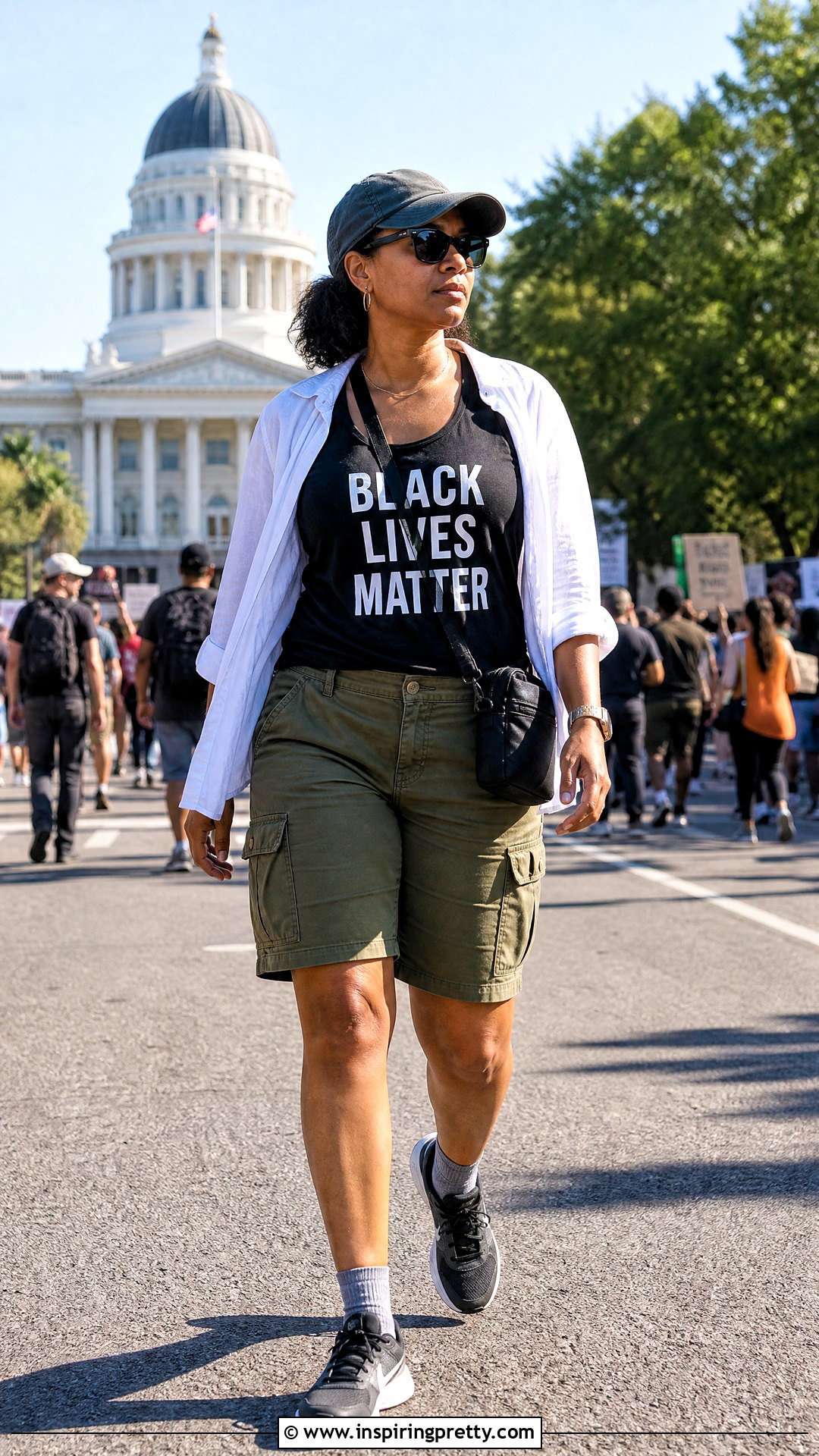 Black Lives Matter Tank With Cargo Shorts - 20 black lives matter tank tops