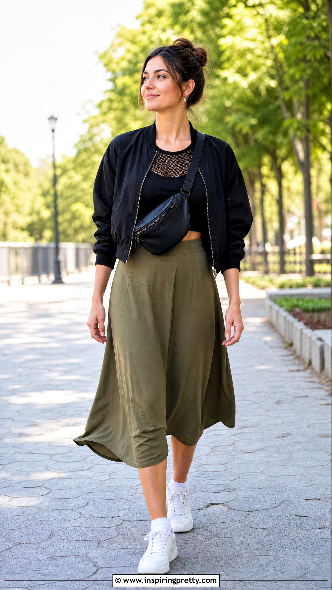 Black Mesh Athletic Top With Midi Skirt - 20 Black Mesh Athletic Top outfit ideas