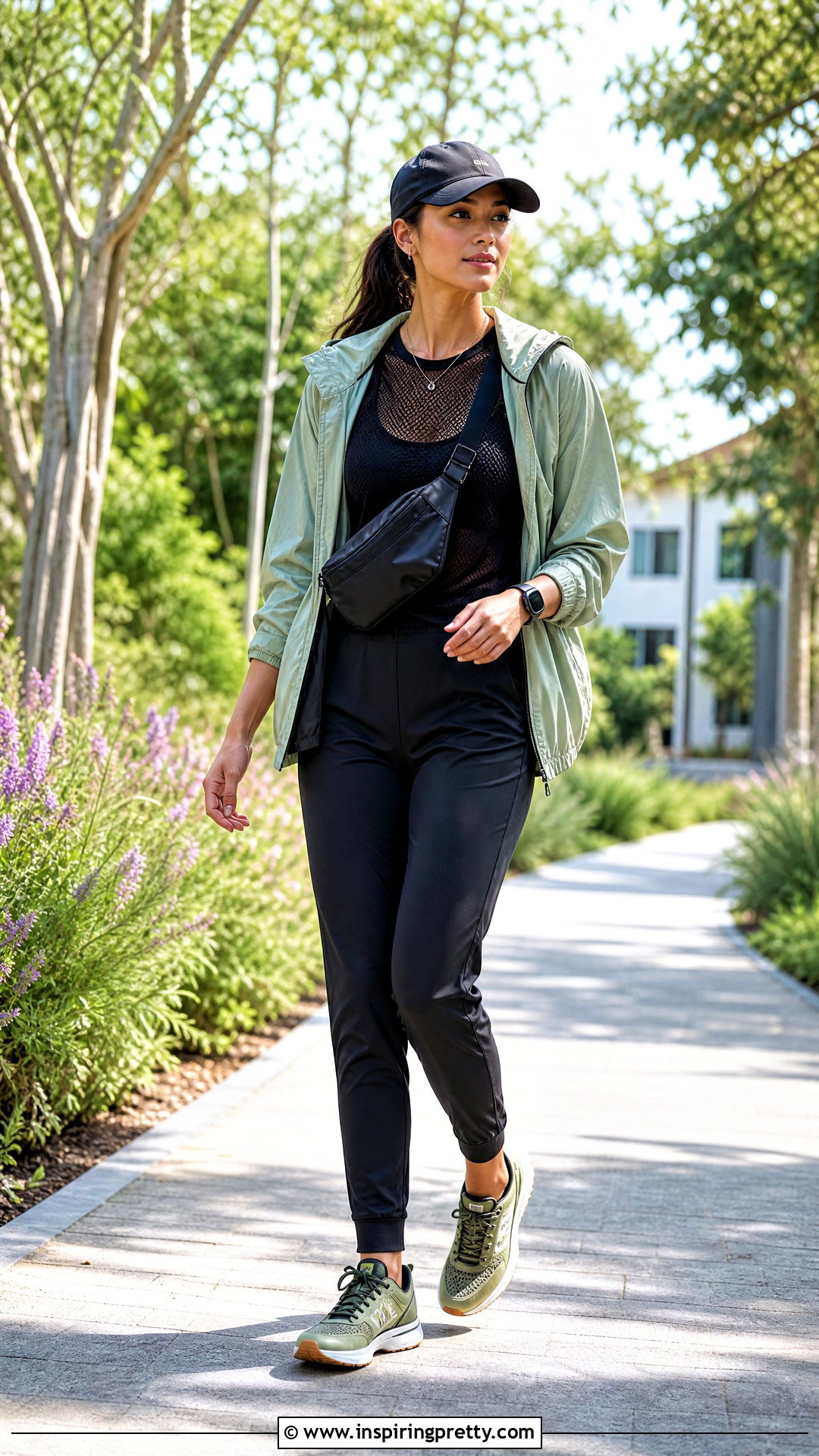 Black Mesh Athletic Top With Windbreaker - 20 Black Mesh Athletic Top outfit ideas
