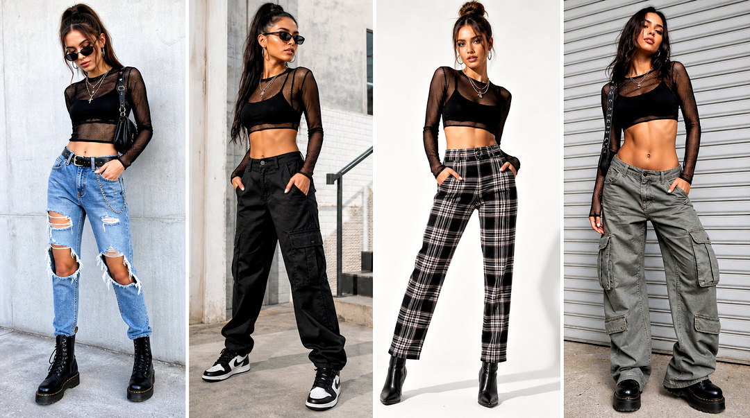50 Black Mesh Top Outfit Ideas for Bold Festival Season Style