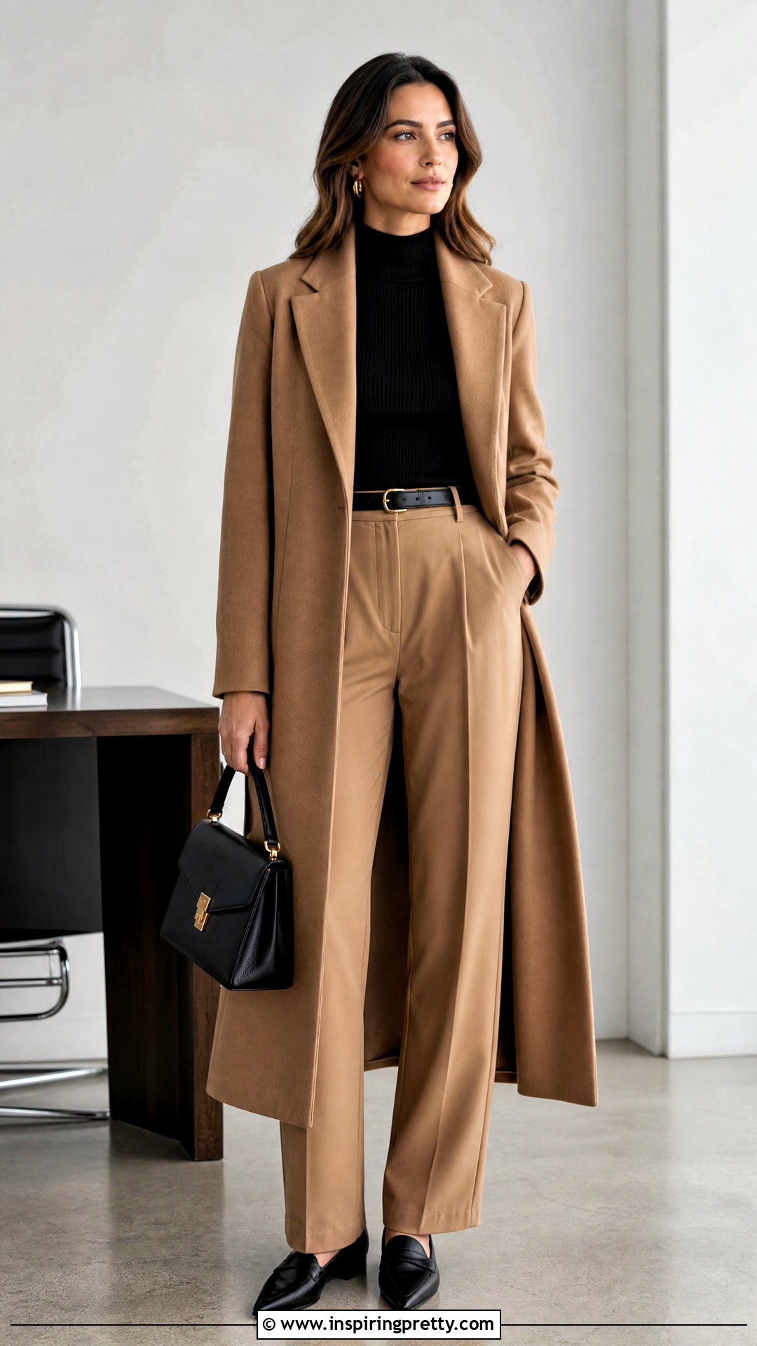 Black Mock Neck Top Fall Outfit - 20 Fall Tops 2024