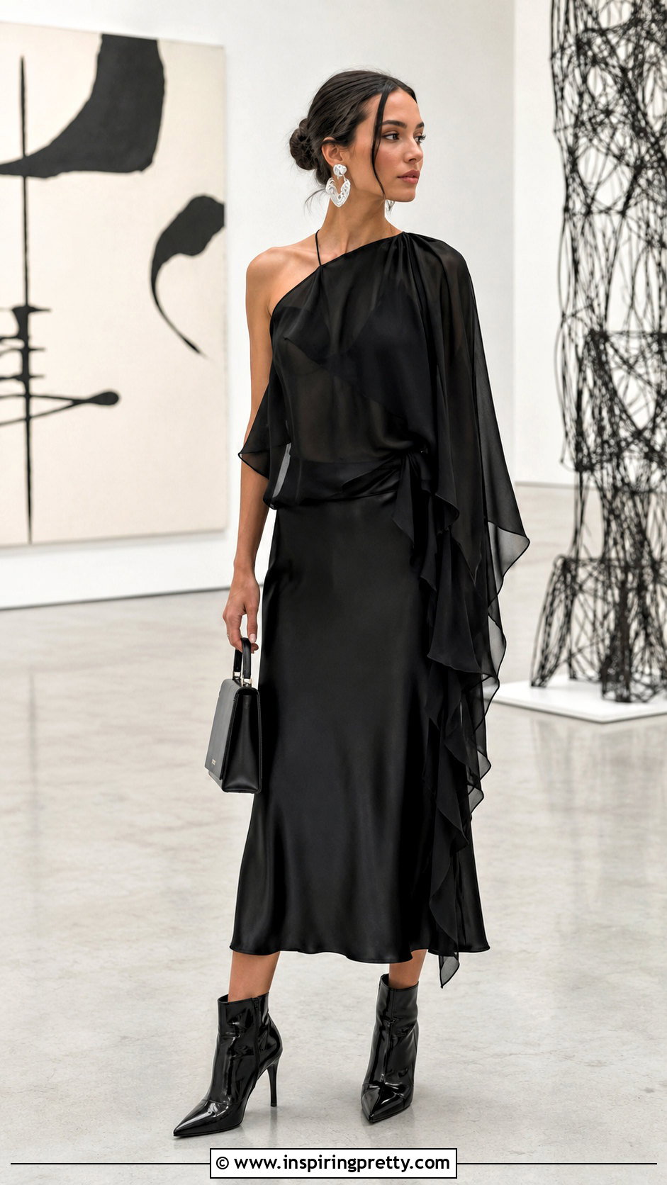 Black Monochrome Jellyfish Top Outfit - 50 jellyfish top outfit ideas