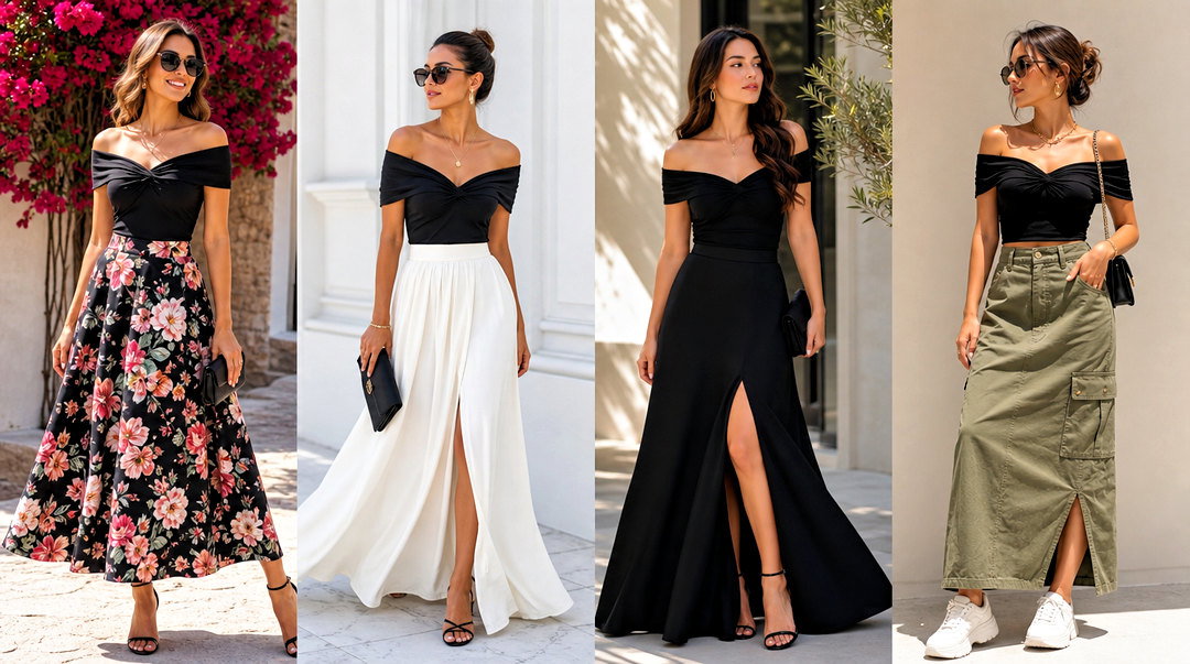 50 Black Off the Shoulder Top Outfit Ideas for Chic Evening Looks