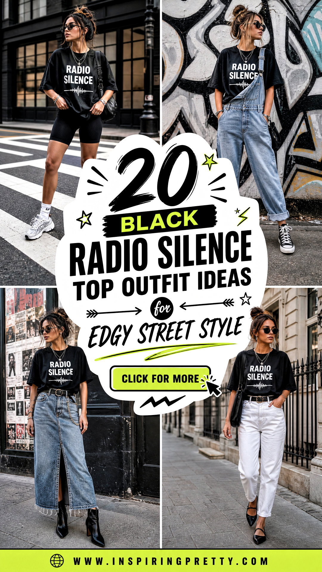 20 Black Radio Silence Top Outfit Ideas for Edgy Street Style - 20 Black Radio Silence Top Outfit Ideas for Edgy Street Style