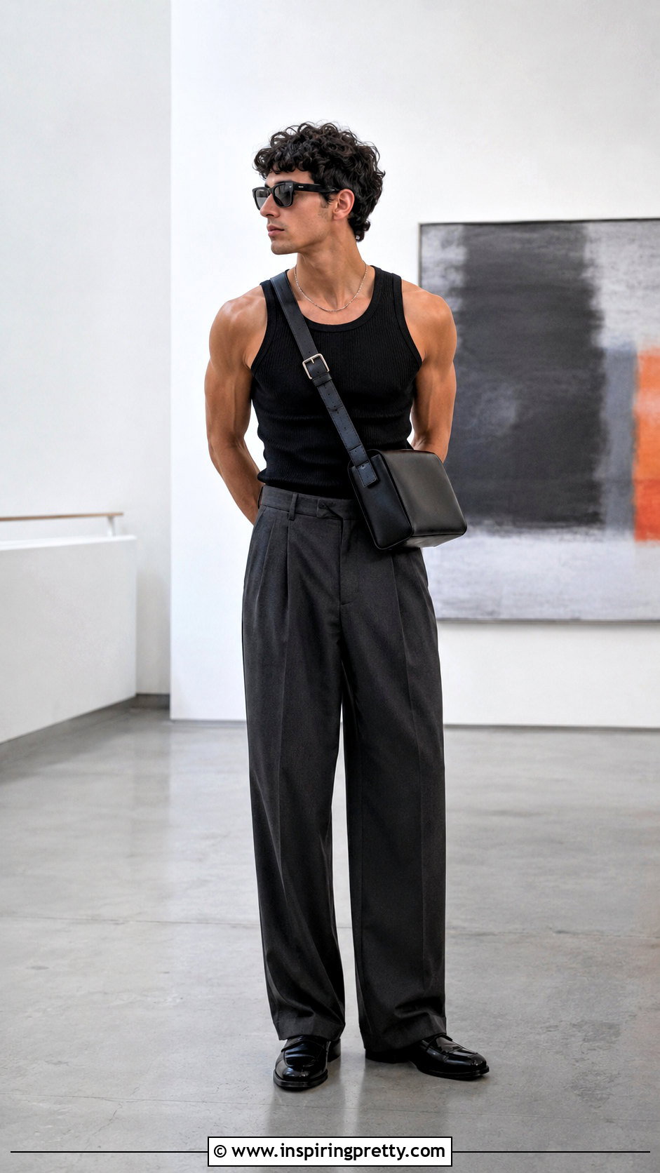 Black Ribbed Tank Top - 20 mens tank top designs